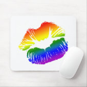 Regenbogen-Lippen 1 Mousepad (Mit Mouse)