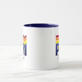Regenbogen-Logo PS11-Schule Tasse (Zentrum)