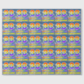 Regenbogen-Look "33" & "GLÜCKLICHER GEBURTSTAG", W Geschenkpapier (Flach)