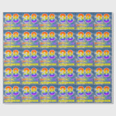 Regenbogen-Look "38" & "HAPPY BIRTHDAY", Wolken, H Geschenkpapier (Flach)