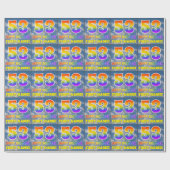 Regenbogen-Look "53" & "HAPPY BIRTHDAY", Wolken, H Geschenkpapier (Flach)