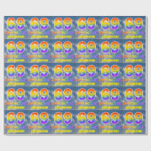Regenbogen-Look "69" & "HAPPY BIRTHDAY", Wolken, H Geschenkpapier (Flach)