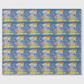 Regenbogen-Look "7" & "HAPPY BIRTHDAY", Wolken, Hi Geschenkpapier (Flach)