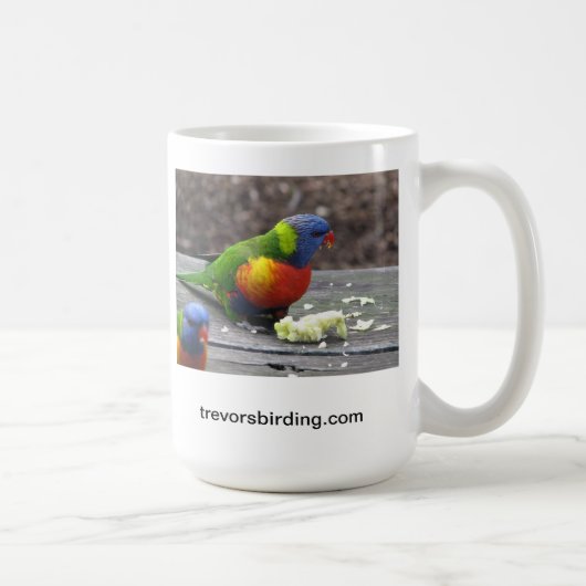 Regenbogen Lorikeet Kaffeetasse (Rechts)