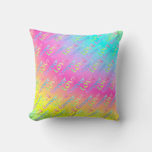 Regenbogen Love forever Kissen