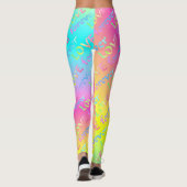 Regenbogen Love forever Leggings (Rückseite)