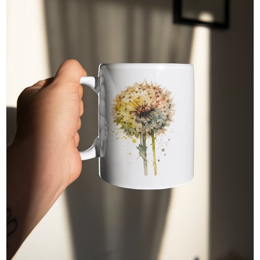Regenbogen-Löwenzahn Kaffeetasse