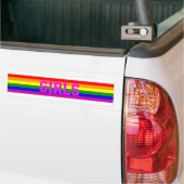 Regenbogen-Mädchen Autoaufkleber (Auf Lkw)