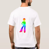 REGENBOGEN-MÄDCHEN T-Shirt (Rückseite)