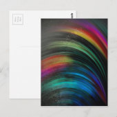 Regenbogen magisch vereint postkarte (Vorne/Hinten)