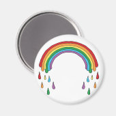 Regenbogen Magnet (Vorderseite/Rückseite)