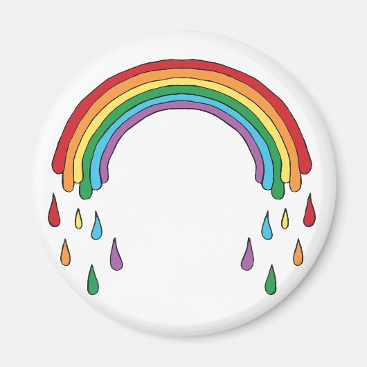 Regenbogen Magnet (Vorne)