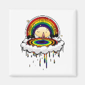 Regenbogen Magnet (Vorne)