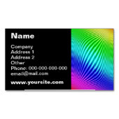 Regenbogen Magnetische Visitenkarte (Vorderseite)