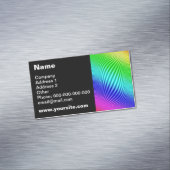 Regenbogen Magnetische Visitenkarte (Beispiel)
