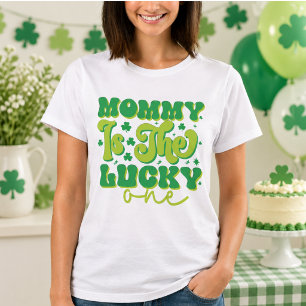Regenbogen-Mama Lucky One Erster Geburtstag  T-Shirt