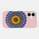 Regenbogen-Mandala-iPhone16-Hülle iPhone 16 Hülle (Rückseite (Horizontal))