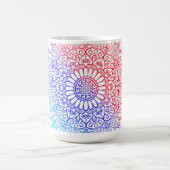 Regenbogen-Mandala Kaffeetasse (Mittel)