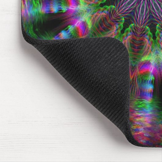 Regenbogen-Mandala Mousepad (Ecke)