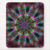 Regenbogen-Mandala Mousepad (Vorne)