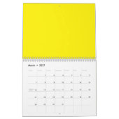 Regenbogen-Mandala-Pride-Monogramm - Lebendige Geo Kalender (Mär 2027)