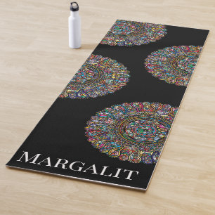 Regenbogen Mandalas Mandala Entspannung Pilates Yogamatte