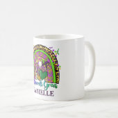 Regenbogen Mardi Gras Kaffeetasse (VorderseiteRechts)