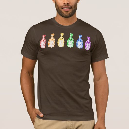 Regenbogen Marie Antoinettes T-Shirt (Vorderseite)