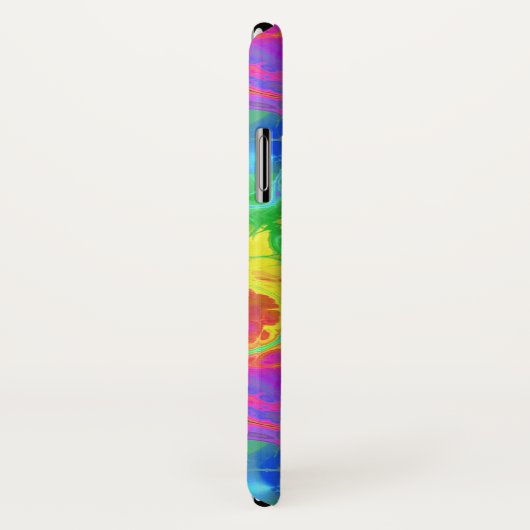 Regenbogen MarmoriPhone X Fall Case-Mate iPhone Hülle (Hinten/Rechts)
