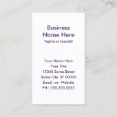 Regenbogen maskiert in Paisley Visitenkarte (Rückseite)