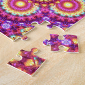 Regenbogen-Matrix-Mandala Puzzle (Seite)