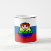 Regenbogen Matryoshka Flaggen-Tasse Kaffeetasse (Mittel)