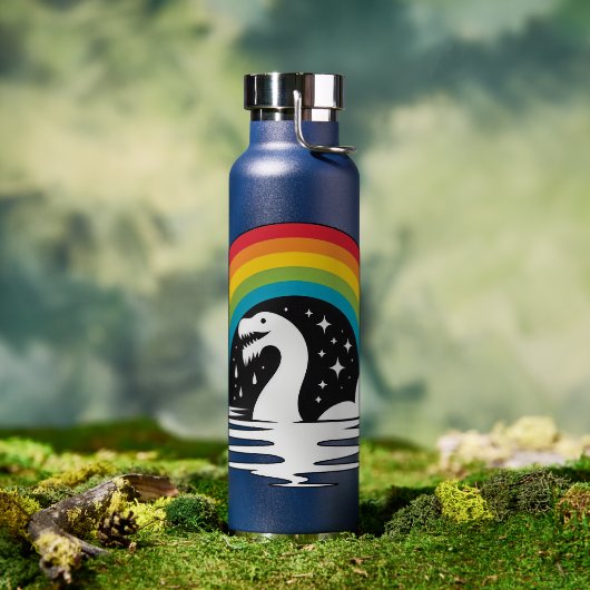 Regenbogen-Meer-Monster Trinkflasche (Außenbereich)