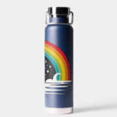 Regenbogen-Meer-Monster Trinkflasche (Rückseite)