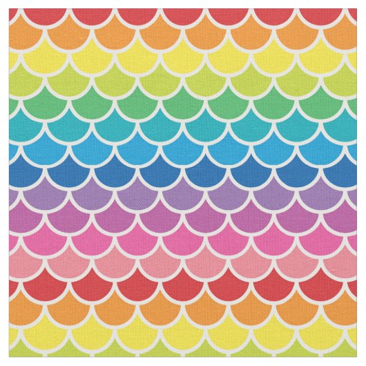 Regenbogen-Meerjungfrau-Fisch-Skala-Gewebe Stoff (Nahaufnahme)