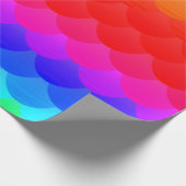 Regenbogen-Meerjungfrau Geschenkpapier (Ecke)
