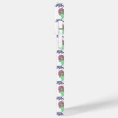 Regenbogen Meerjungfrau rosa lila grünes Schwarz,  Case-Mate iPhone Hülle (Rückseite / Links)