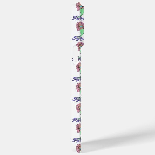 Regenbogen Meerjungfrau rosa lila grünes Schwarz,  Case-Mate iPhone Hülle (Rückseite / Rechts)