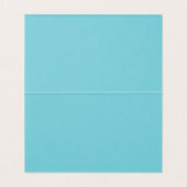 Regenbogen-Meerjungfrauwatercolor-Platzkarten Visitenkarten (Innenseite Aufgefaltet)