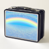 Regenbogen Metall Brotdose (Rückseite)