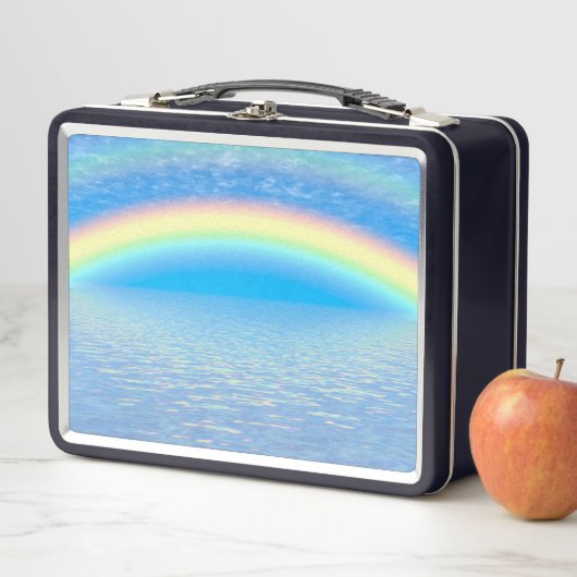Regenbogen Metall Brotdose (Beispiel)