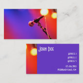Regenbogen Mic [Geschäft] Visitenkarte (Vorne/Hinten)