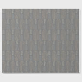 Regenbogen Mid Century Chic Muster Geschenkpapier (Flach)