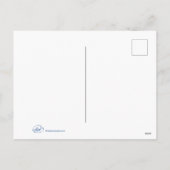 Regenbogen-Miezekatzepostkarte Feiertagspostkarte (Rückseite)