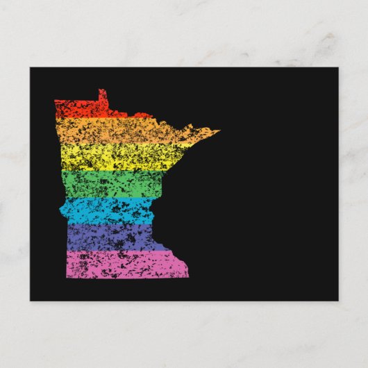 Regenbogen minesota postkarte (Vorderseite)