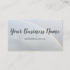 Regenbogen-Minimalistische Geschäfts-Karte Visitenkarte