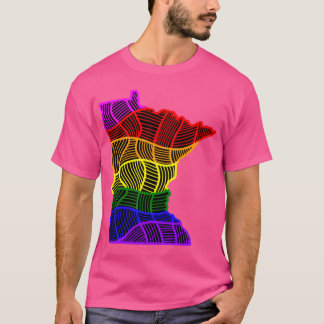 Regenbogen Minnesota Oversized T-Shirt