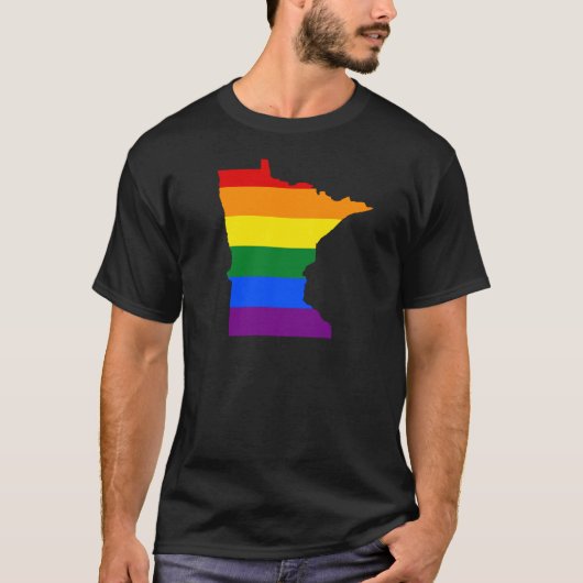 Regenbogen Minnesota T-Shirt (Vorderseite)