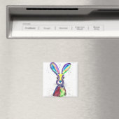 Regenbogen mit Aquarelltierarten Magnet (In Situ (Geschirrspüler))