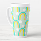 Regenbogen mit blauer Wolke Milchtasse (Linke Ecke)